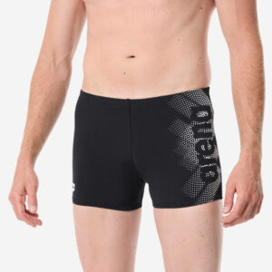 Arena Badehose Boxer Herren - Graphic schwarz/weiß