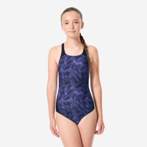 Decathlon Badeanzug Mädchen - Kamyleon Mouv lila