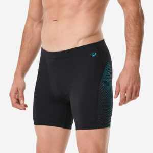Decathlon Badehose Boxer Herren lang - Fiti schwarz
