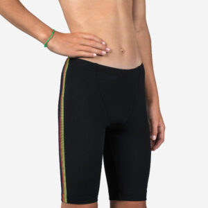 Decathlon Badehose Jammer Jungen - Fitib schwarz/neongelb
