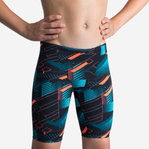 Decathlon Badehose Jammer Jungen - Fitib schwarz/türkis