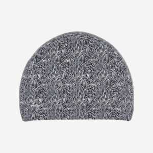 Decathlon Badekappe Stoff Aufdruck Grösse M - Zebra schwarz/weiss