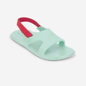 Decathlon Badesandalen Kinder - Slap 100 Basic mint/rosa