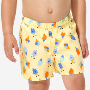 Decathlon Badeshorts Baby/Jungen UV-Schutz - Eis gelb