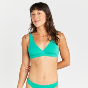Decathlon Bikini-Oberteil Bustier Damen alle Grössen - 6'50 grün