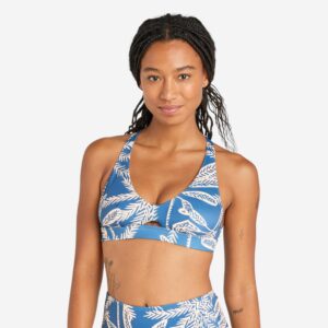 Decathlon Bikini-Oberteil Damen Bustier - Agatha Palmer blau