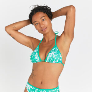Decathlon Bikini-Oberteil Damen Triangel Mae Borneo grün