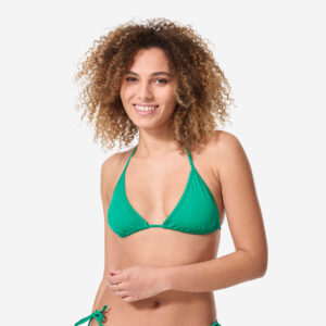 Decathlon Bikini-Oberteil Damen Triangel verschiebbar Mae grün