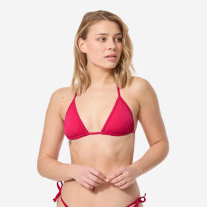 Decathlon Bikini-Oberteil Damen Triangel verschiebbar Mae rot
