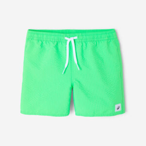 Decathlon Boardshorts Kinder Strukturstoff 100 grün