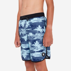Decathlon Boardshorts Surfen Jungen 500 View blau