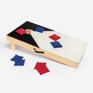 Decathlon Cornhole Spielset - 1 Brett mit 8 Säckchen