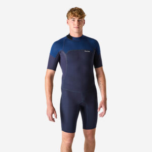 Decathlon Neopren Shorty Surfen Herren Stretch 500 blau