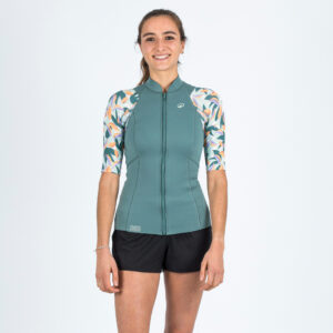 Decathlon Neoprentop UV-Schutz kurzarm Damen Yulex 100 1