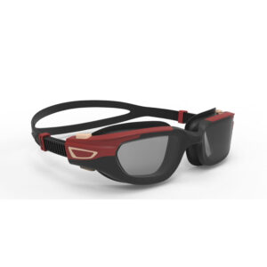 Decathlon Schwimmbrille getönt grosse Grösse - Spirit schwarz/rot