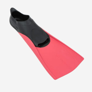 Decathlon Schwimmflossen lang - Trainfin rosa/schwarz