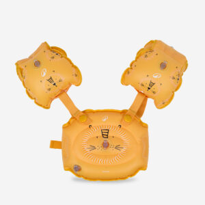 Decathlon Schwimmflügel Gurt Kinder wandelbar - Tiswim Löwe/gelb