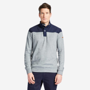 Decathlon Segelpullover Herren 100 blau/grau