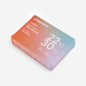 Decathlon Surf-Wachs natürlichen Ursprungs Warmwasser 22 bis 30 °C