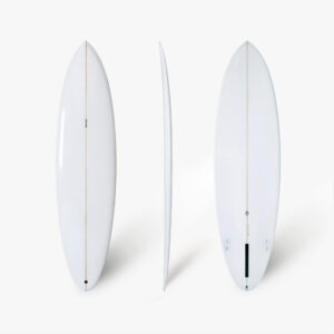Decathlon Surfboard mid-length 7'4" - 900 weiss