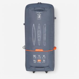 Decathlon Transport Rucksack mit Rollen Trolley für Schlauchkajak X500 2-Sitzer