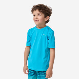 Decathlon UV-Shirt Kinder UV-Schutz 50+ hellblau