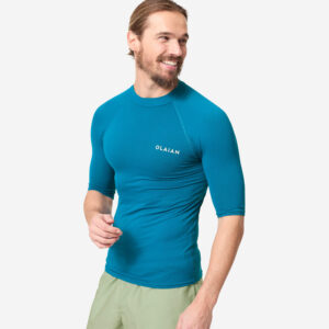 Decathlon UV-Shirt Surfen Herren kurzarm 100 blau