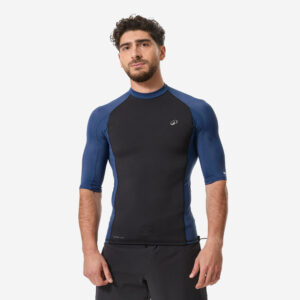 Decathlon UV-Shirt Surfen Herren wärmend kurzarm Neopren Lycra