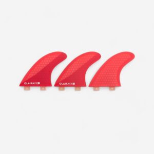 OLAIAN Finnen 3er Set aus Verbundstoff 900 FCS System 4"5 rot