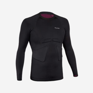 OLAIAN UV-Shirt Surf-Top Herren für Komfort beim Paddeln schwarz/rot