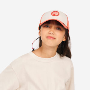 TRIBORD Segelcap Kinder Sailing 500 beige/rot