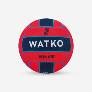 WATKO Wasserball Water Polo Größe 2 -  WP100 rot/blau